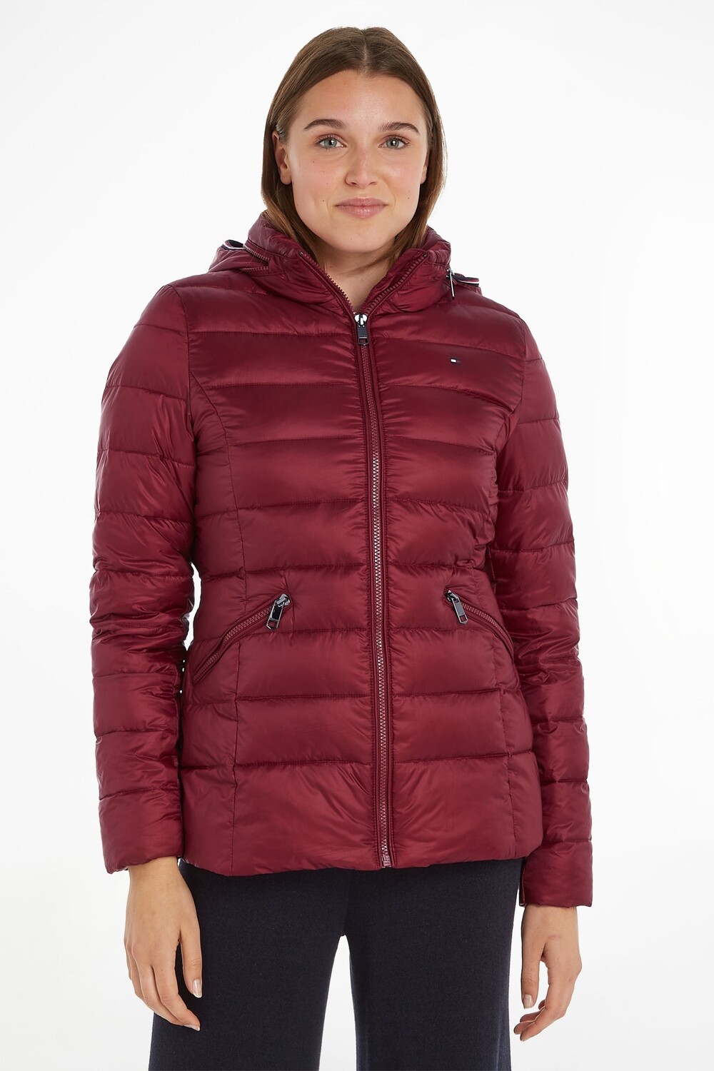 

Красная утепленная куртка Tommy Hilfiger, красный