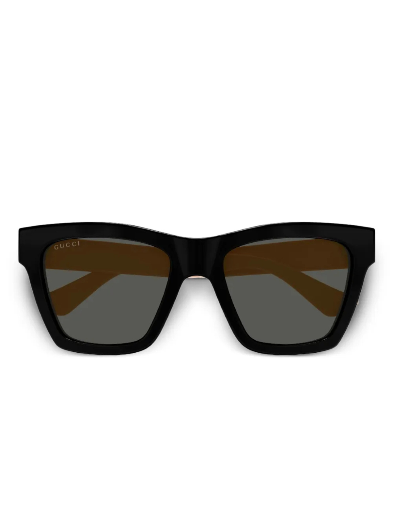 

Gucci Eyewear солнцезащитные очки в квадратной оправе, черный