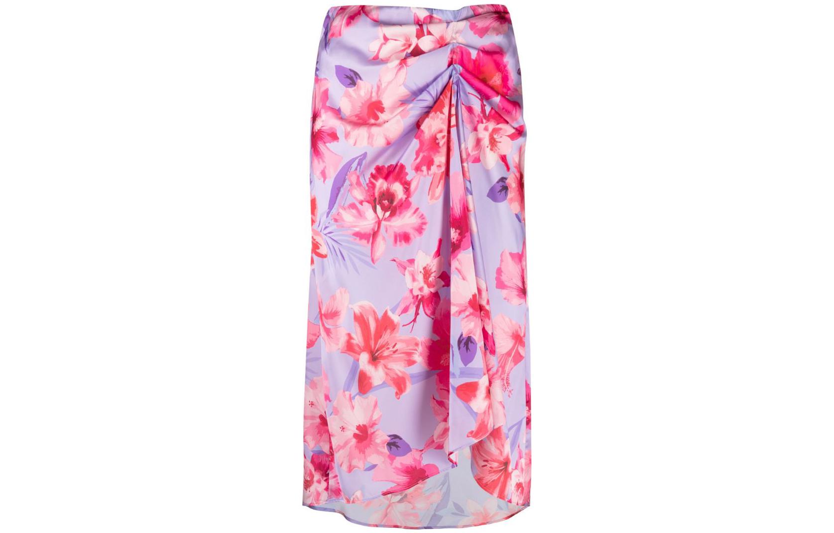 

PINKO Повседневная длинная юбка для женщин светло-фиолетового цвета