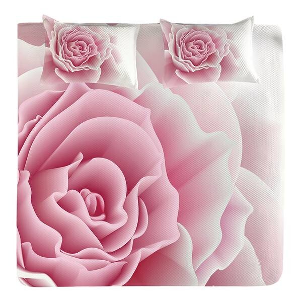 

Покрывало twentyfourn-Set Rosenblätter Schönheit, 220 см цвет rosa/weiß