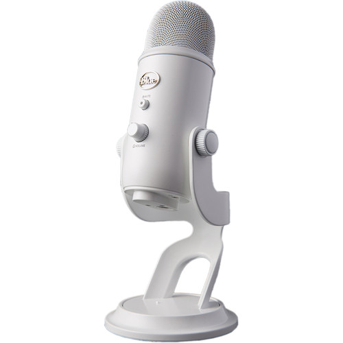 

Синий USB-микрофон Yeti (белый)