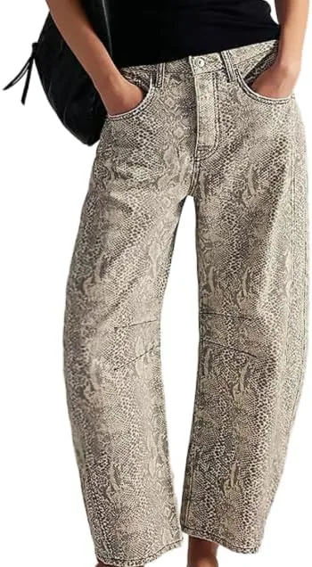 

Джинсы Mid-Calf Wide-Leg