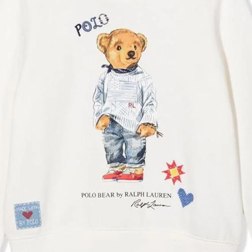 Свитшот White Kids' Polo Ralph Lauren — фото 4