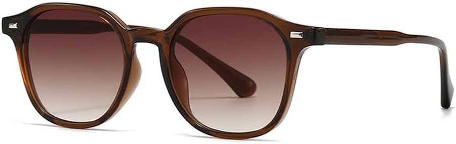 

Солнцезащитные очки UV400 с защитой от УФ-излучения - круглые, в стиле панк, с градиентной расцветкой, для женщин и мужчин, для бега и занятий спортом на открытом воздухе UYPTK, C3 Tea Tea