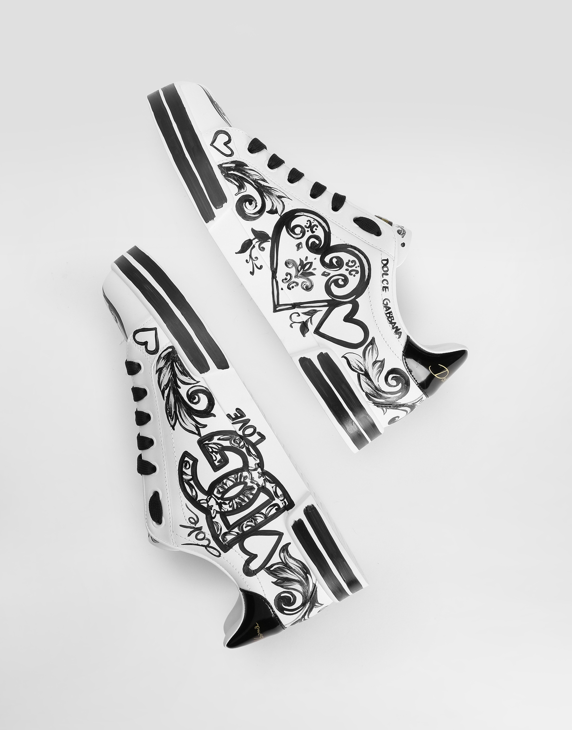 Кроссовки Portofino Light лимитированной серии DOLCE & GABBANA, мультиколор — фото 4