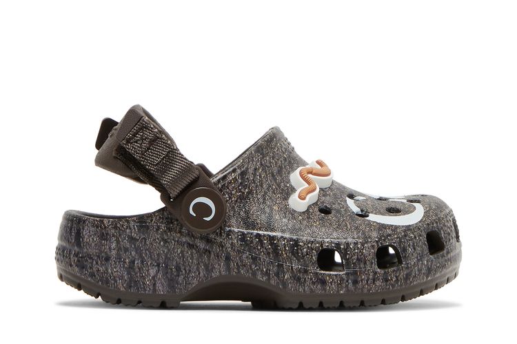 

Кроссовки Crocs Anwar Carrots x Clog Kids Soil - Espresso, черный