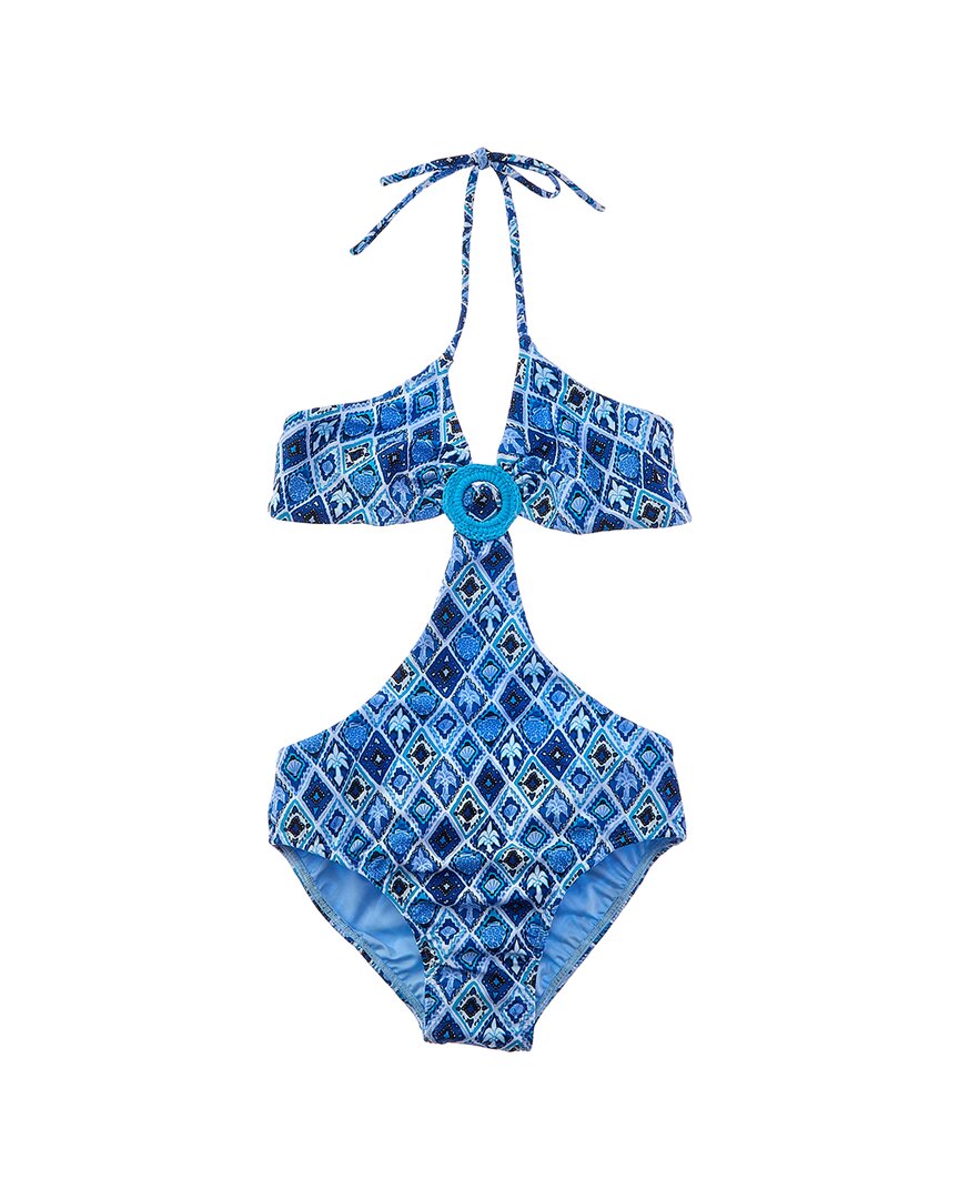 

Маленький Пейшоту Джейми цельный купальник LITTLE PEIXOTO, синий