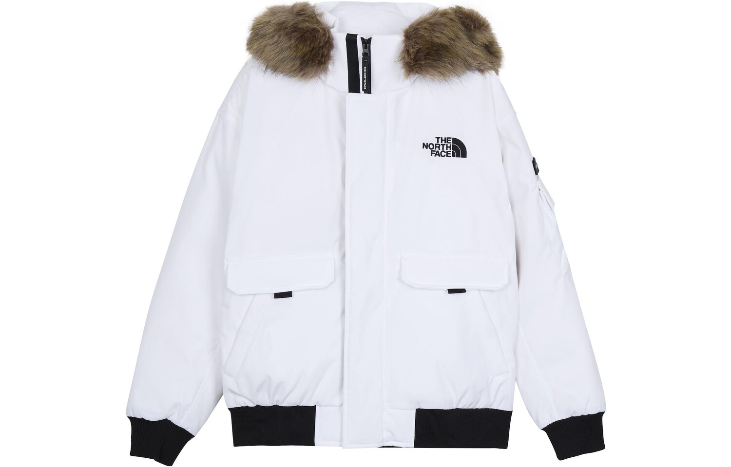 

Куртка унисекс белая The North Face, белый