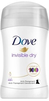 

Стик-антиперспирант, 40 мл Dove, Invisible Dry