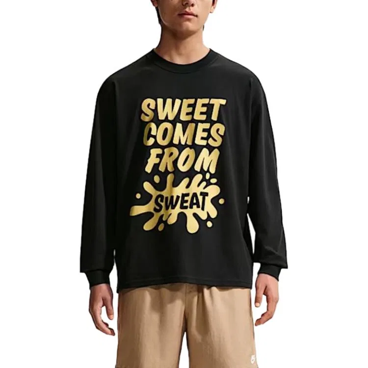 Футболка Nike Sportswear черная — фото 3