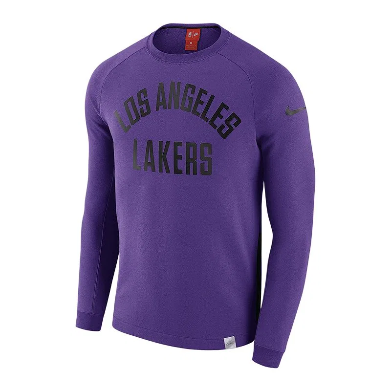 Свитшот мужской фиолетовый Lakers Nike