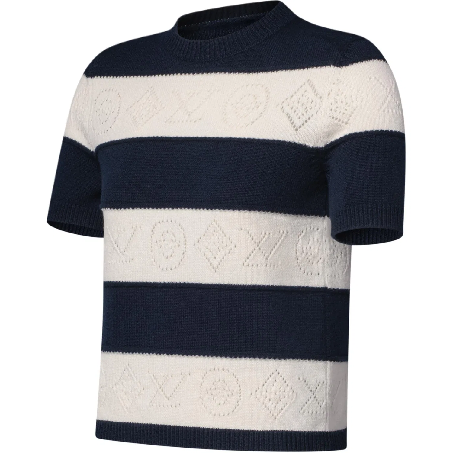Свитер женский Nautical SS26 Cashmere LOUIS VUITTON, Blue White — фото 4