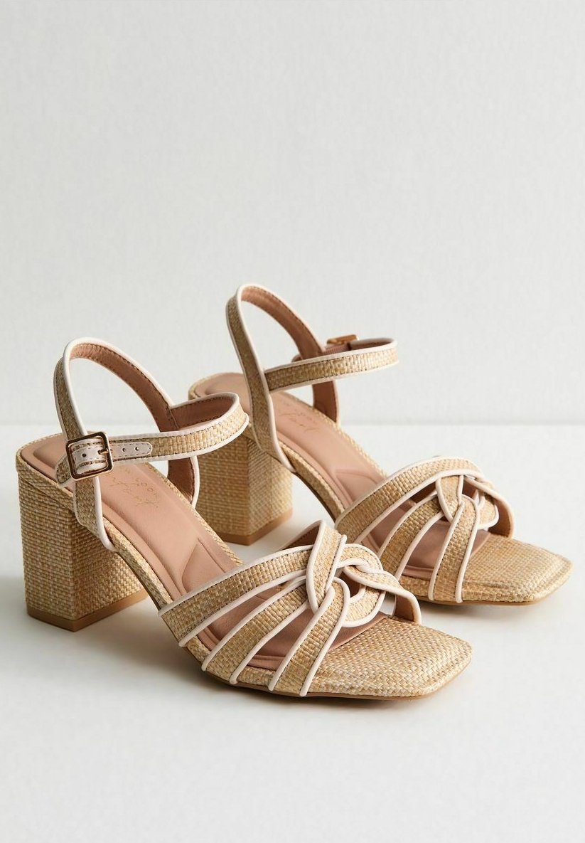 Босоножки на высоком каблуке LOOK TWIST - Sandals New Look, коричневый — фото 3