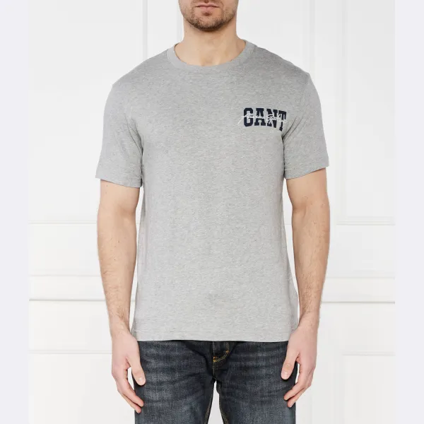 

Футболка стандартного кроя Gant, серый