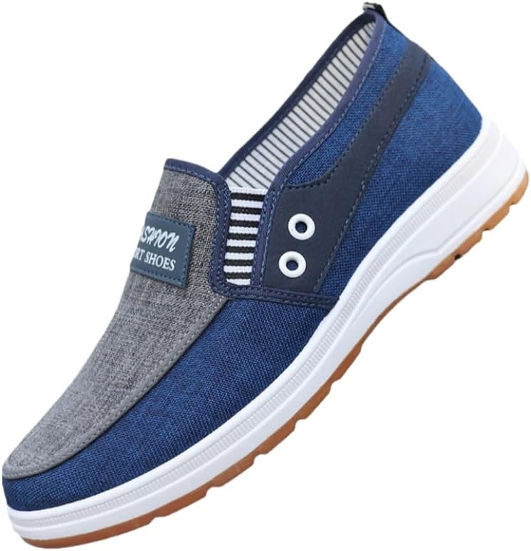 

Мужские вязаные спортивные кроссовки - дышащие, повседневные, для прогулок на улице и ежедневного использования Fusecottc, синий