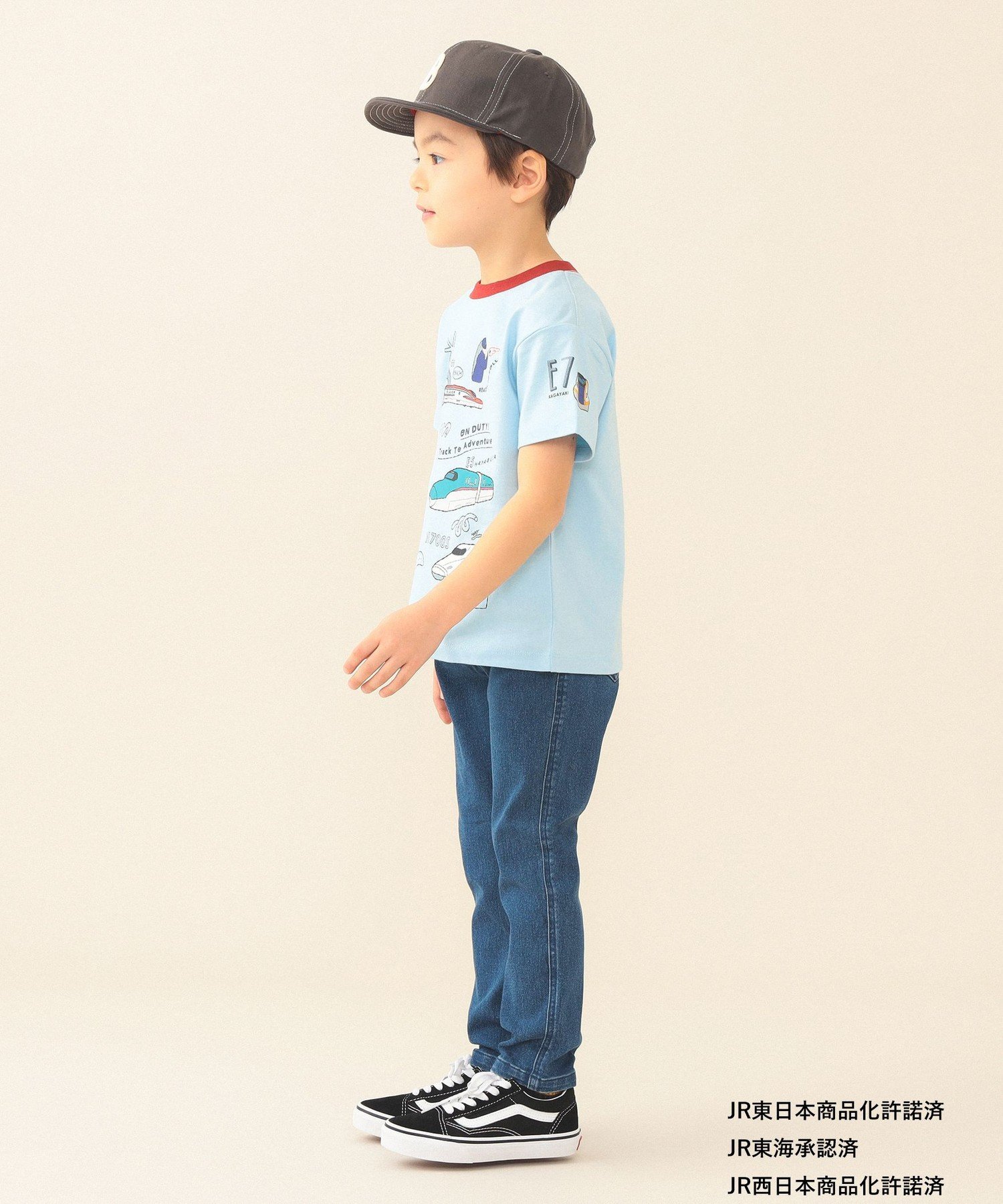 Футболка JR Синкансэн Т Beams Mini, SAXE