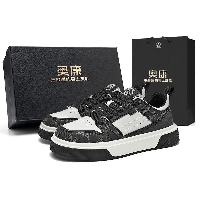 

AOKANG Кроссовки Air Force One Series Low Top для скейтбординга мужские с коробкой - джинсовый синий, цвет Denim Blue[Box Included]