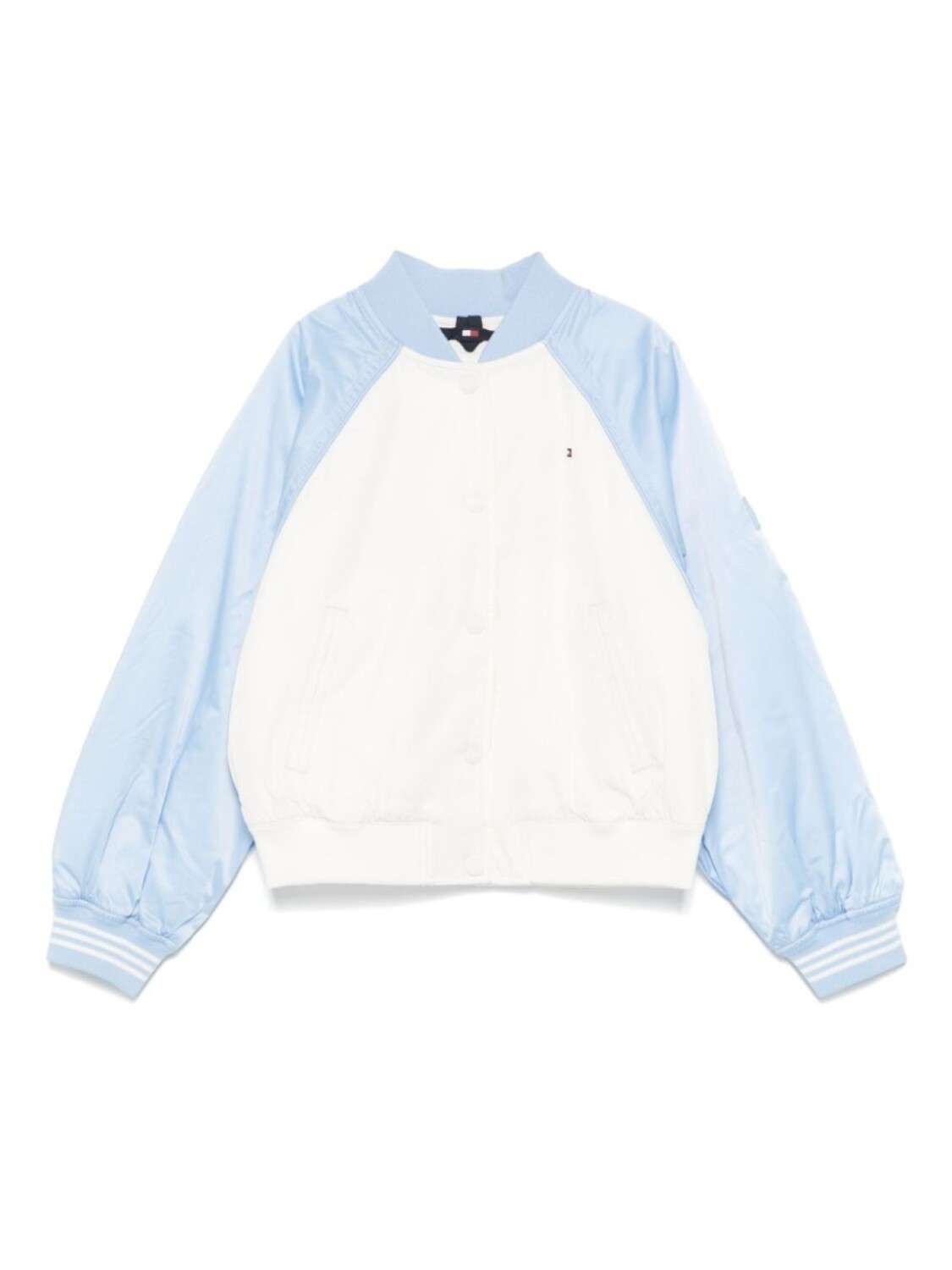 

Бомбер с логотипом Tommy Hilfiger Junior, белый