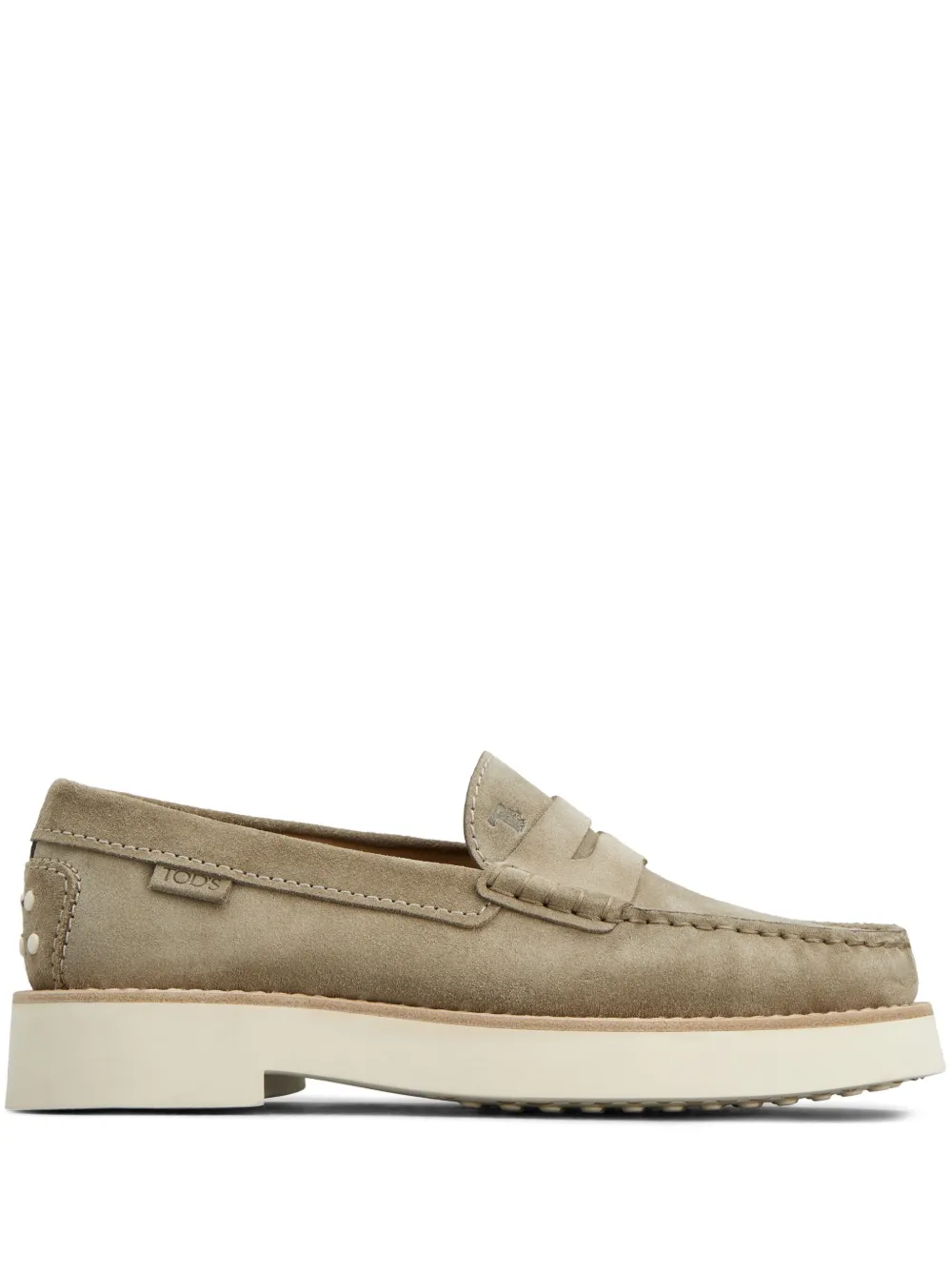 

Лоферы с тисненым логотипом TOD'S, нейтральный
