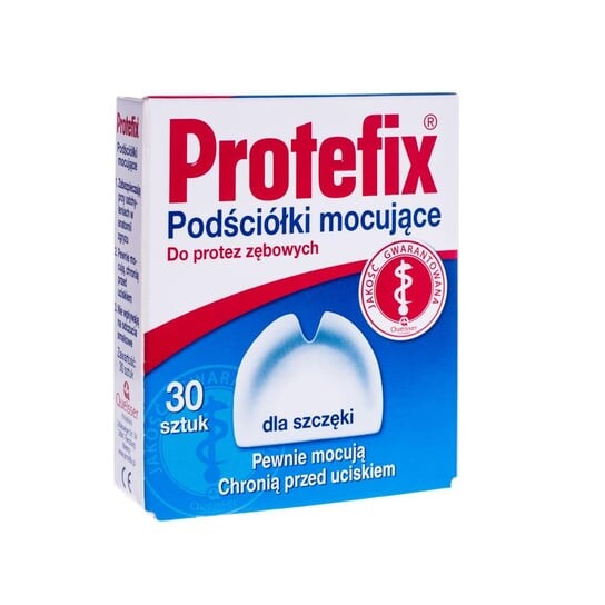 

Подушечки для крепления протеза к челюсти, 30 шт. Protefix, Queisser Pharma