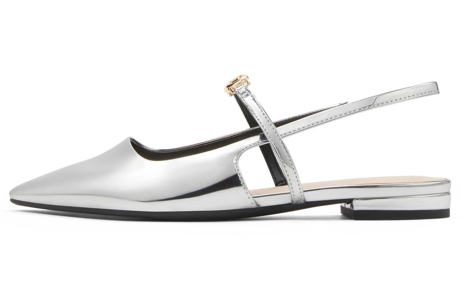 Charles&Keith Шлепанцы CHARLES & KEITH Женские, Серебро серебро