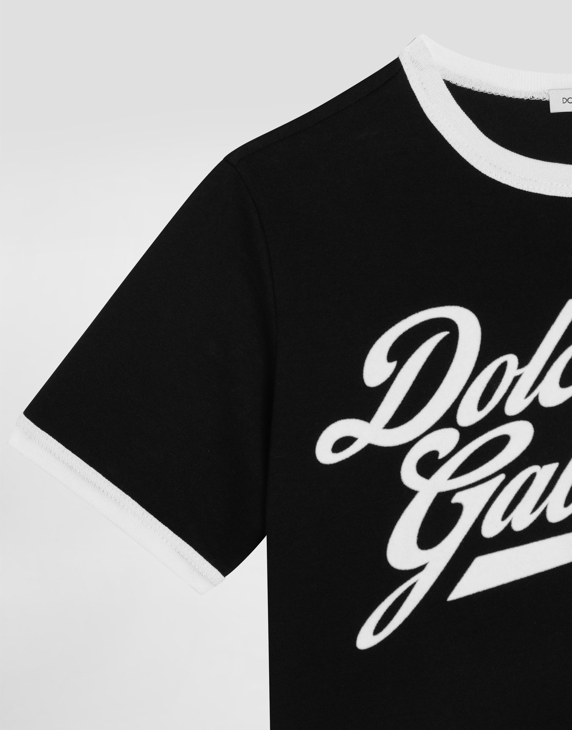 Футболка из джерси с принтом Dolce&Gabbana DOLCE & GABBANA, черный — фото 3