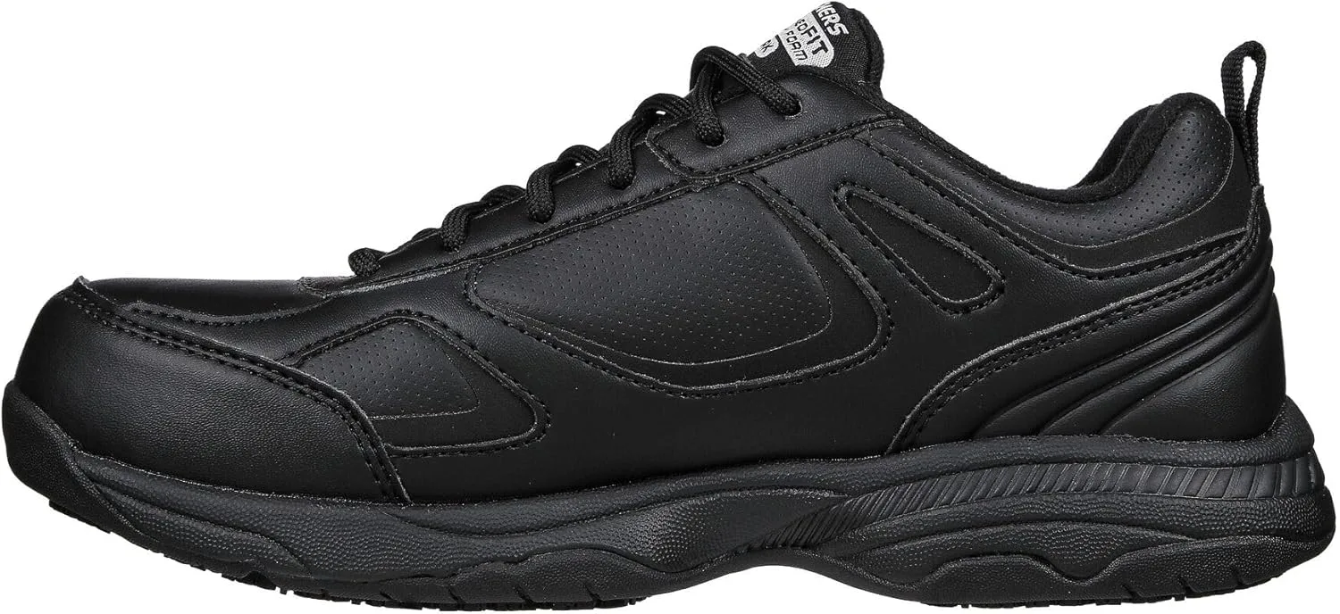 Мужские рабочие кухонные кроссовки Skechers Dighton Athletic, черный — фото 2