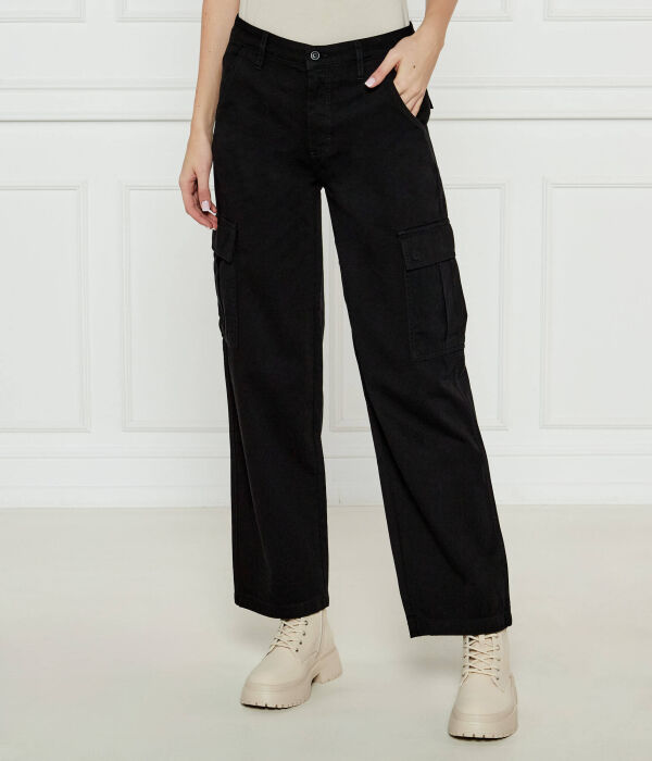 

Брюки-карго Guess Jeans Relaxed Fit, черный
