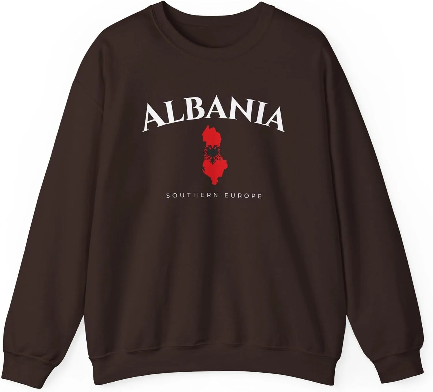 Толстовка Heavy Blend Unisex с принтом "Албания"