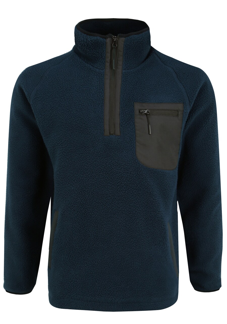 

Флисовая куртка INDICODE JEANS Trout, синий