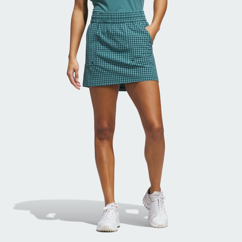 

Юбка Adidas Ultimate365 Gingham Skort, цвет Aurora Ivy