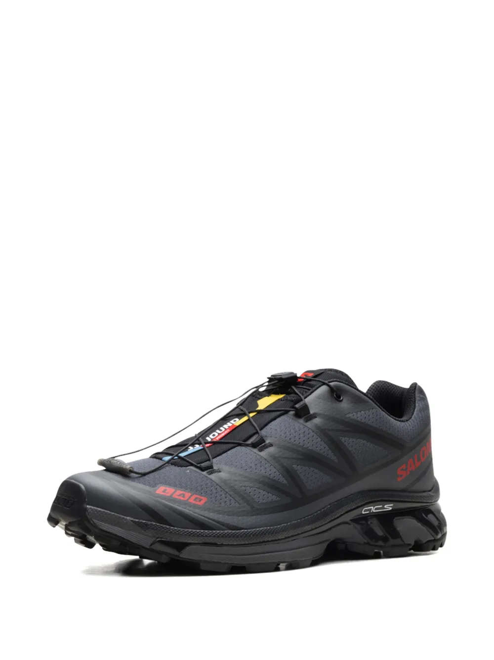 Кроссовки XT-6 "JJJJound - черный/огненно-красный" Salomon — фото 3