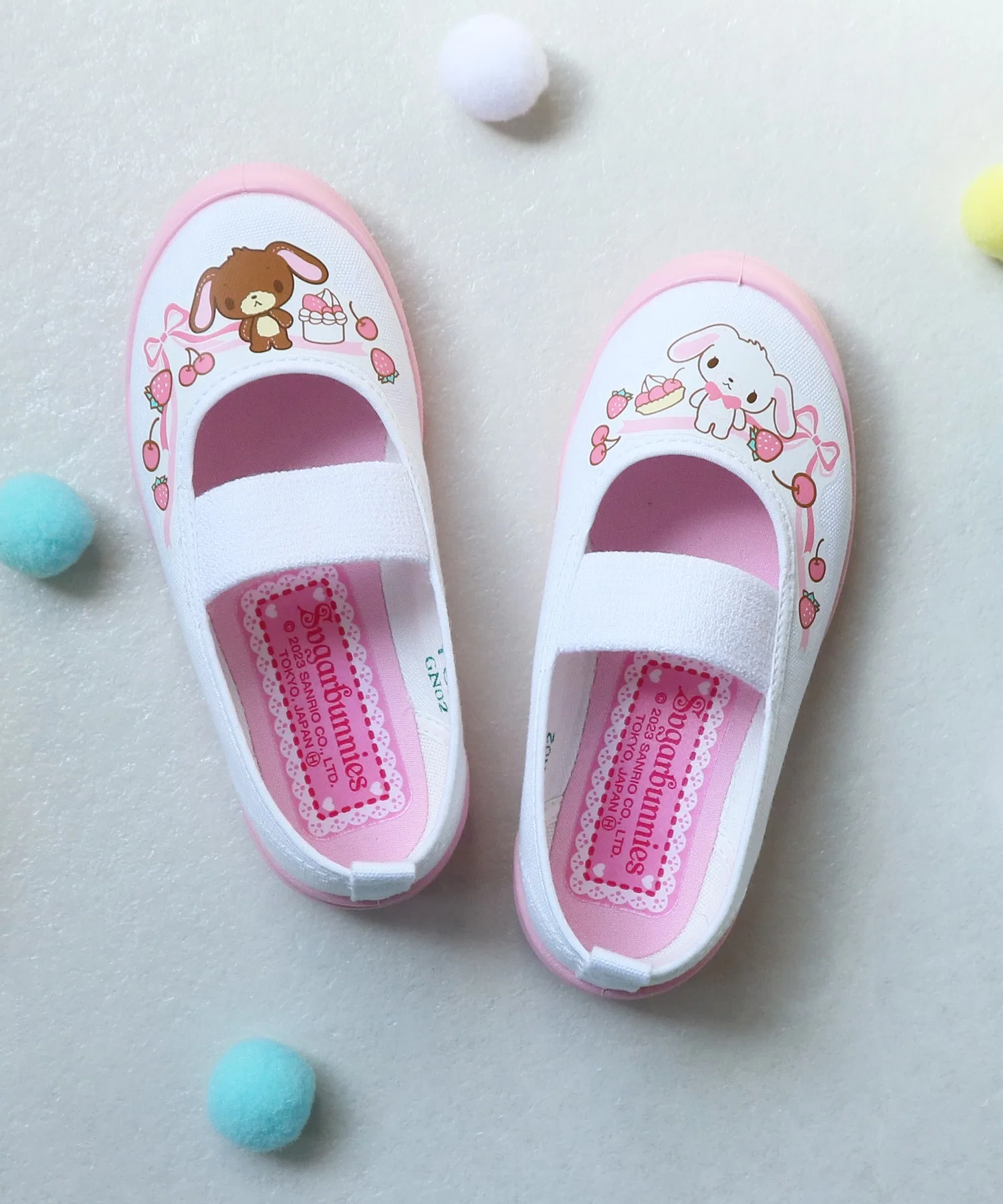 Детские тапочки Sanrio Sugar Bunnies S01 розовые