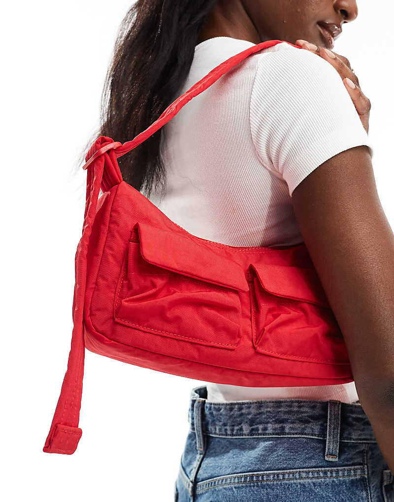 

Нейлоновая сумка через плечо Baggu Love Apple Red