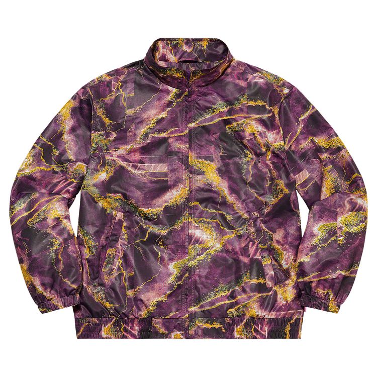

Куртка Supreme Marble Track Jacket 'Purple', фиолетовый