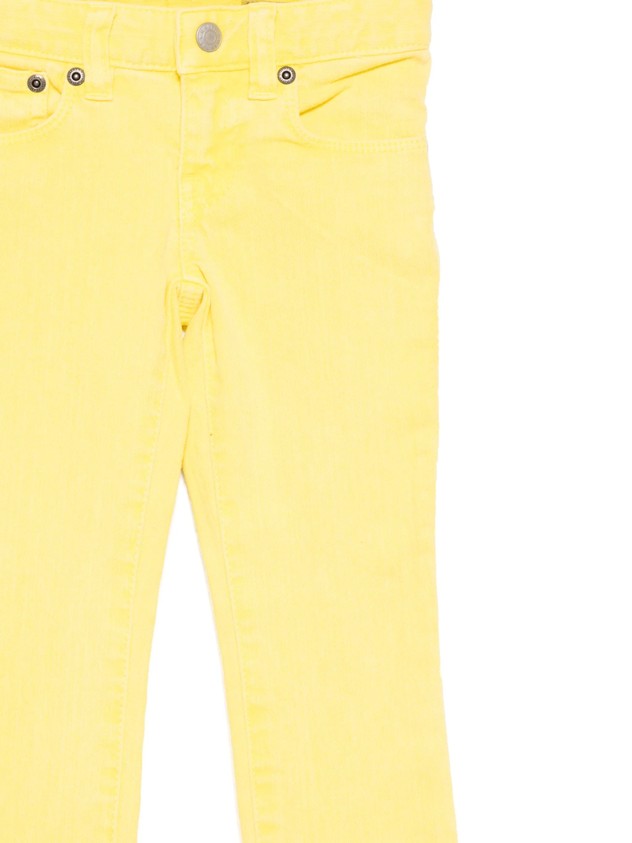 Прямые джинсы Polo Ralph Lauren Kids, желтый — фото 3