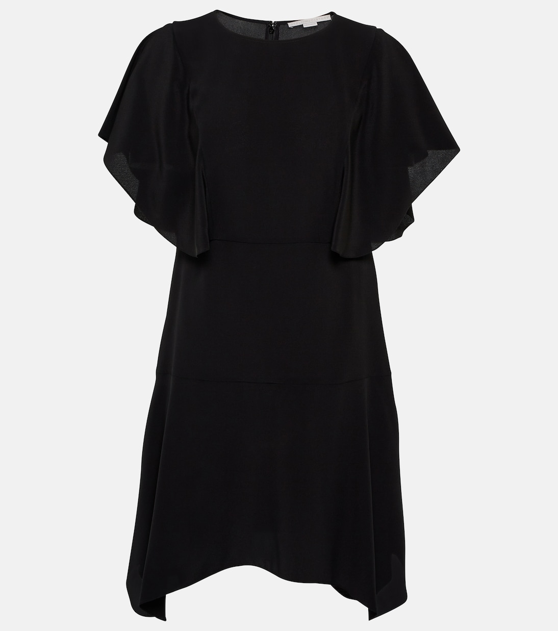 

Шелковое мини-платье Stella McCartney, черный