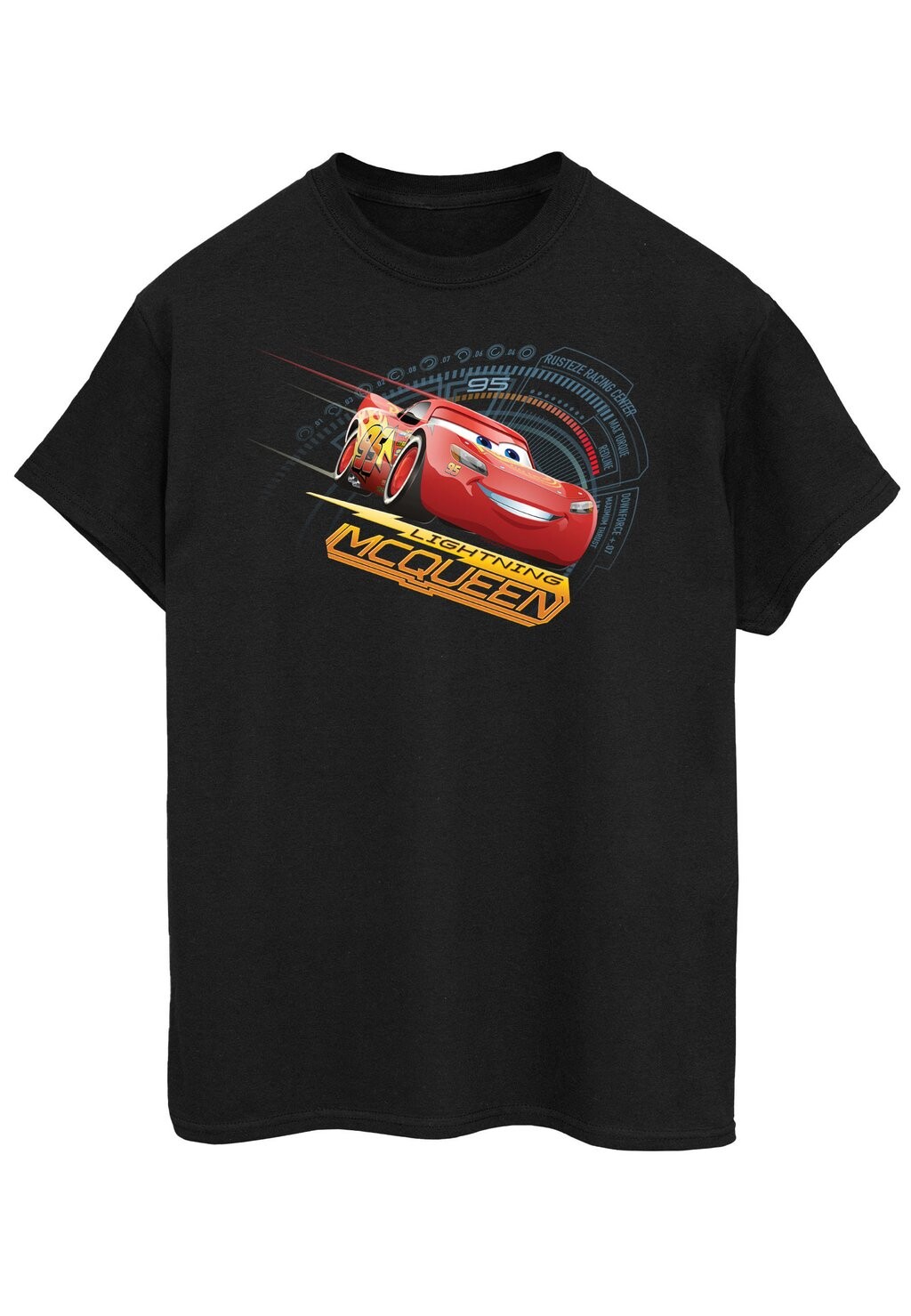 

Футболка с принтом Disney Cars Lightning Mcqueen ABSOLUTE CULT, черный