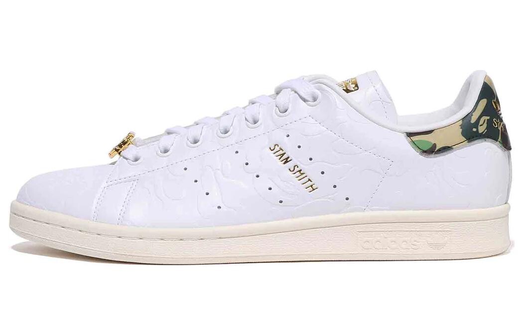 

Кроссовки Adidas X A BATHING APE Skateboarding Shoes Men Low-top, белый