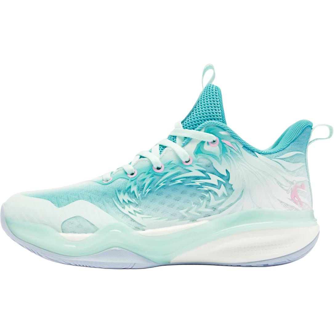 

Детские баскетбольные кроссовки с противоскользящими амортизаторами и низким верхом QIAODAN, синий