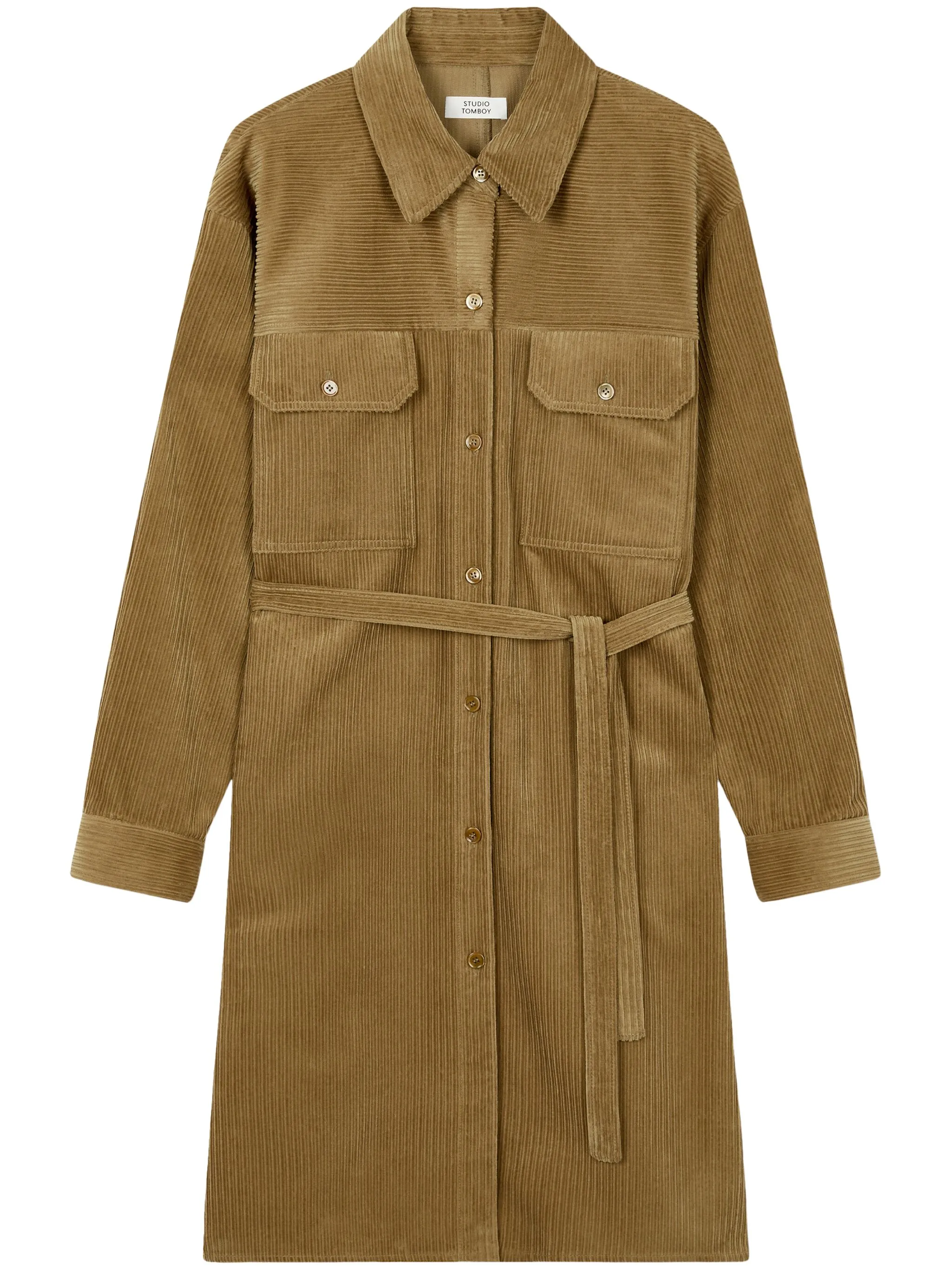 

Вельветовое платье Studio Tomboy, бежевый