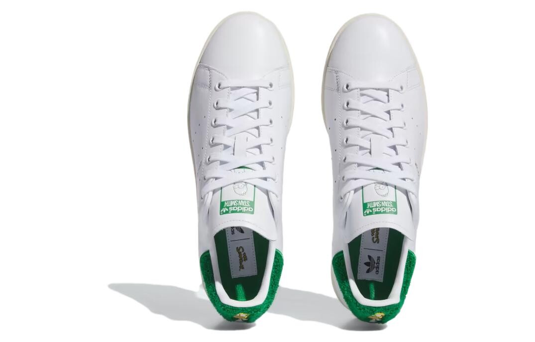 Мужские кроссовки для скейтбординга adidas originals, Белый/Зеленый — фото 4