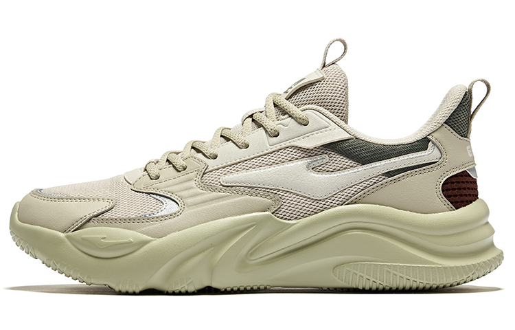 

Jie Ao 2.0 Антискользящие износостойкие низкие кеды мужские Floating Rock Gray Warm Mist Gray Erke, Pumice Gray Warm Mist Gray