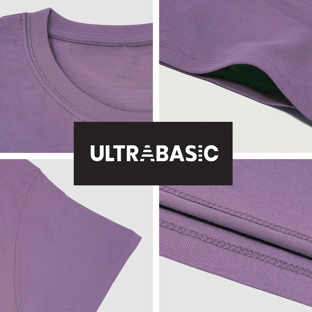 

Мужская футболка с рисунком ULTRABASIC, светло-фиолетовый
