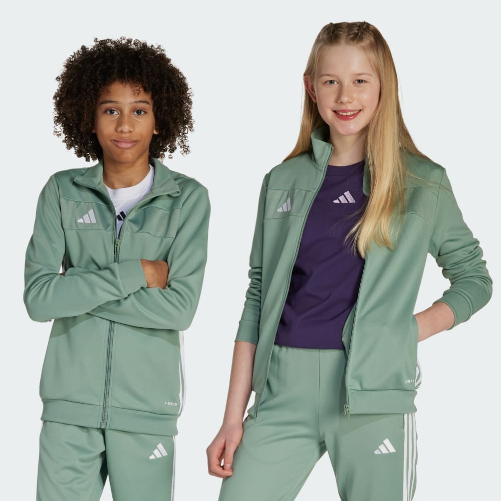 

Спортивный костюм Adidas Tiro 25 Essentials Training Jacket Kids, цвет Silver Green/White