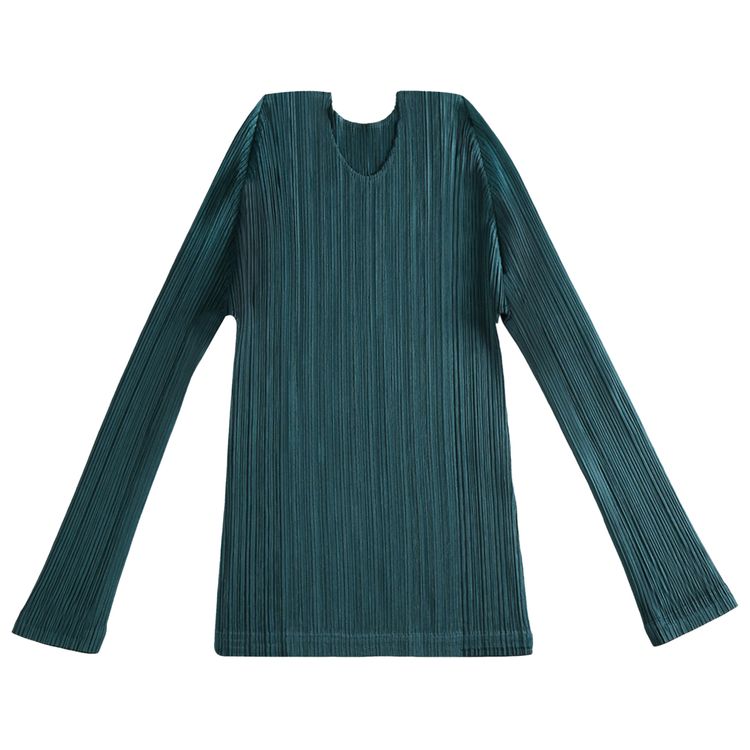 

Рубашка Pleats Please Issey Miyake MC January Shirt 'Blue Green', синий