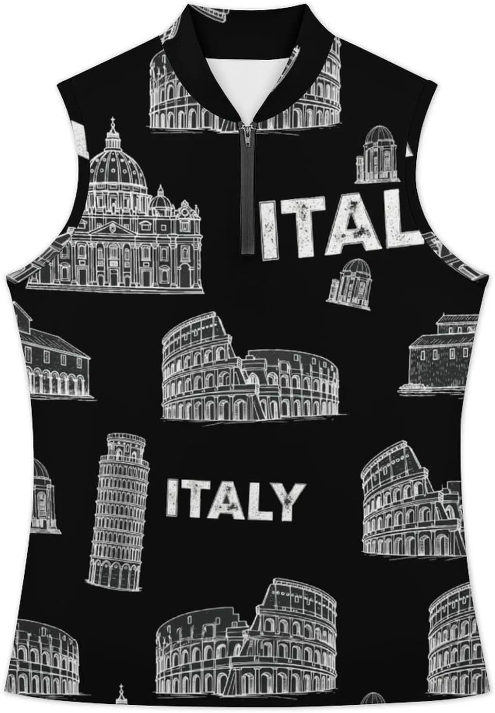Женский топ без рукавов Athletic Gym, Summer Sleeveless Tank Tops, White-2 — фото 4