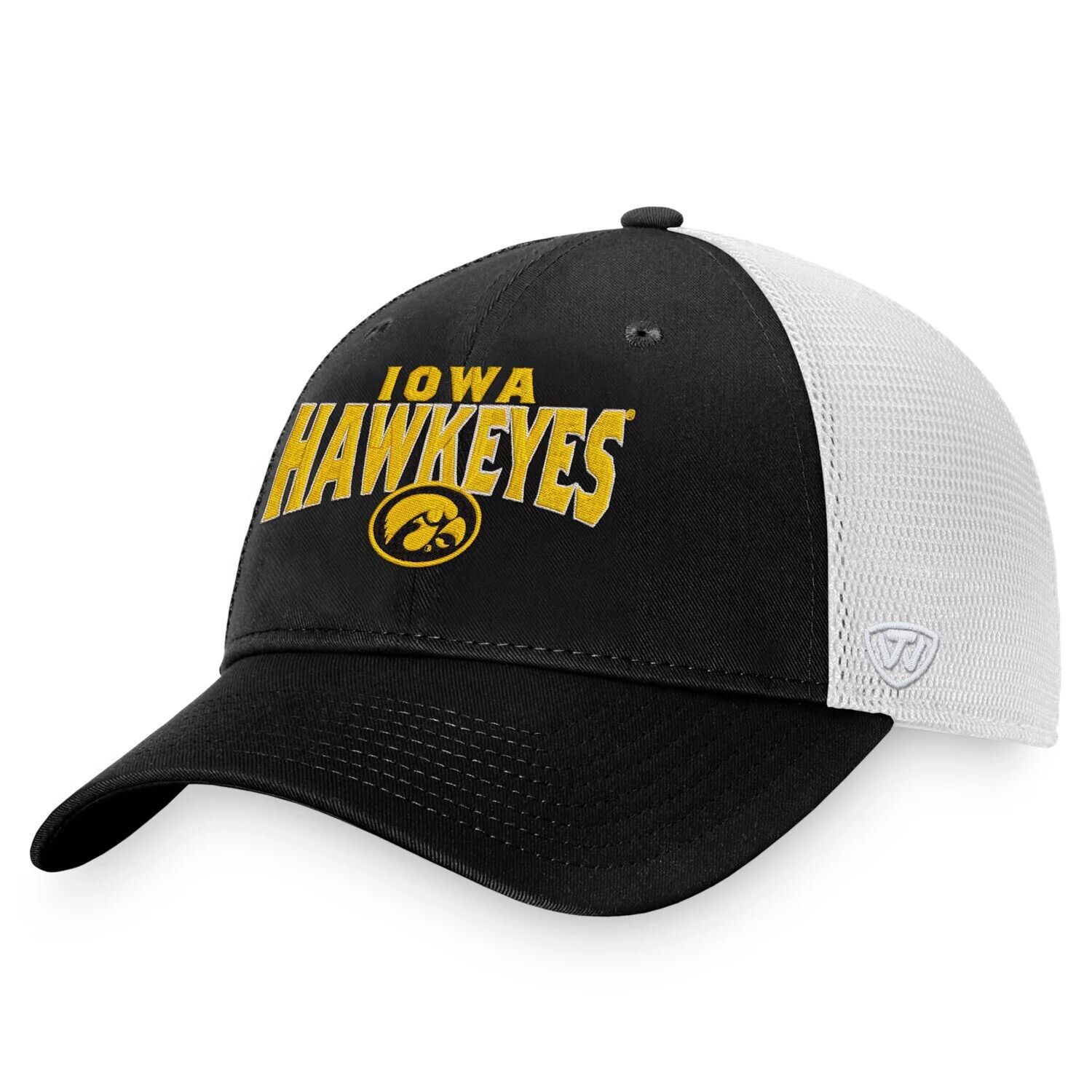 

Мужская черная кепка Top of the World Iowa Hawkeyes Breakout Trucker Snapback