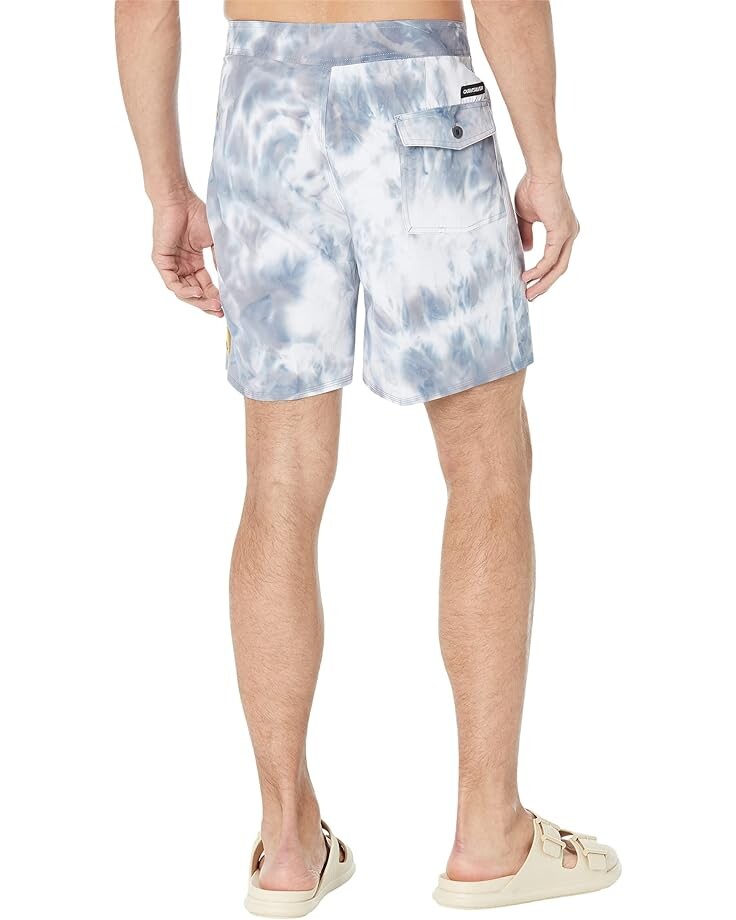 

Шорты для плавания Quiksilver Surfsilk Piped 18" Boardshorts, цвет Blue Mirage