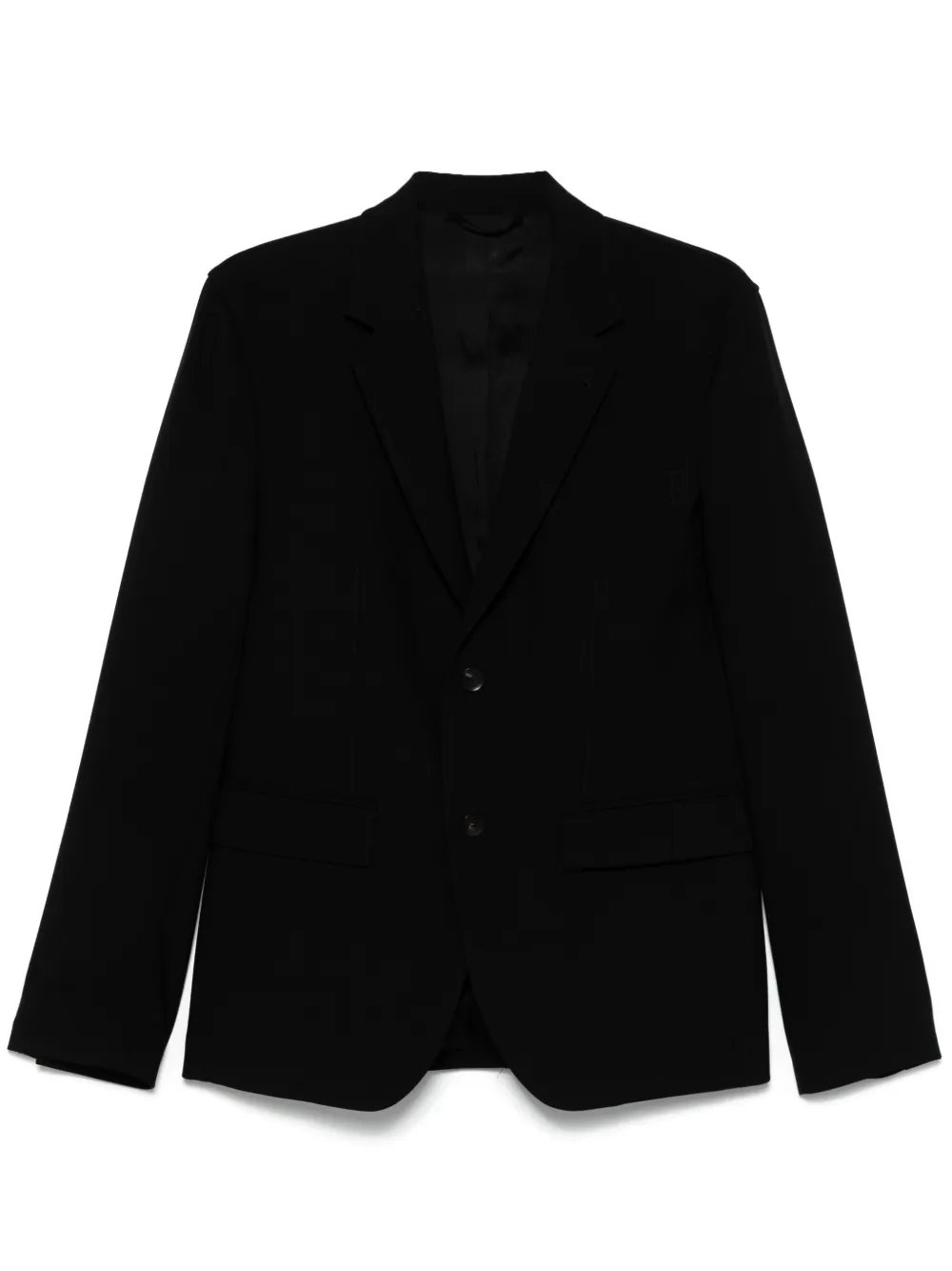 

Однобортный пиджак с принтом BLUMARINE, черный